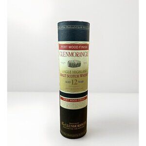 Glenmorangie Highland Single Malt Scotch Whisky Port wood Finish Empty Tube